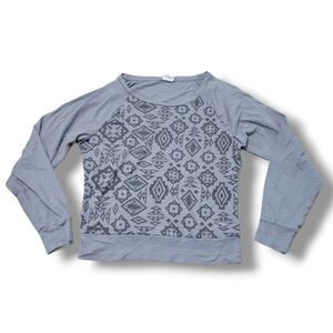 Pink Victoria’s Secret Top Size XS Women's Long Sleeve Southwest Pattern Aztec
